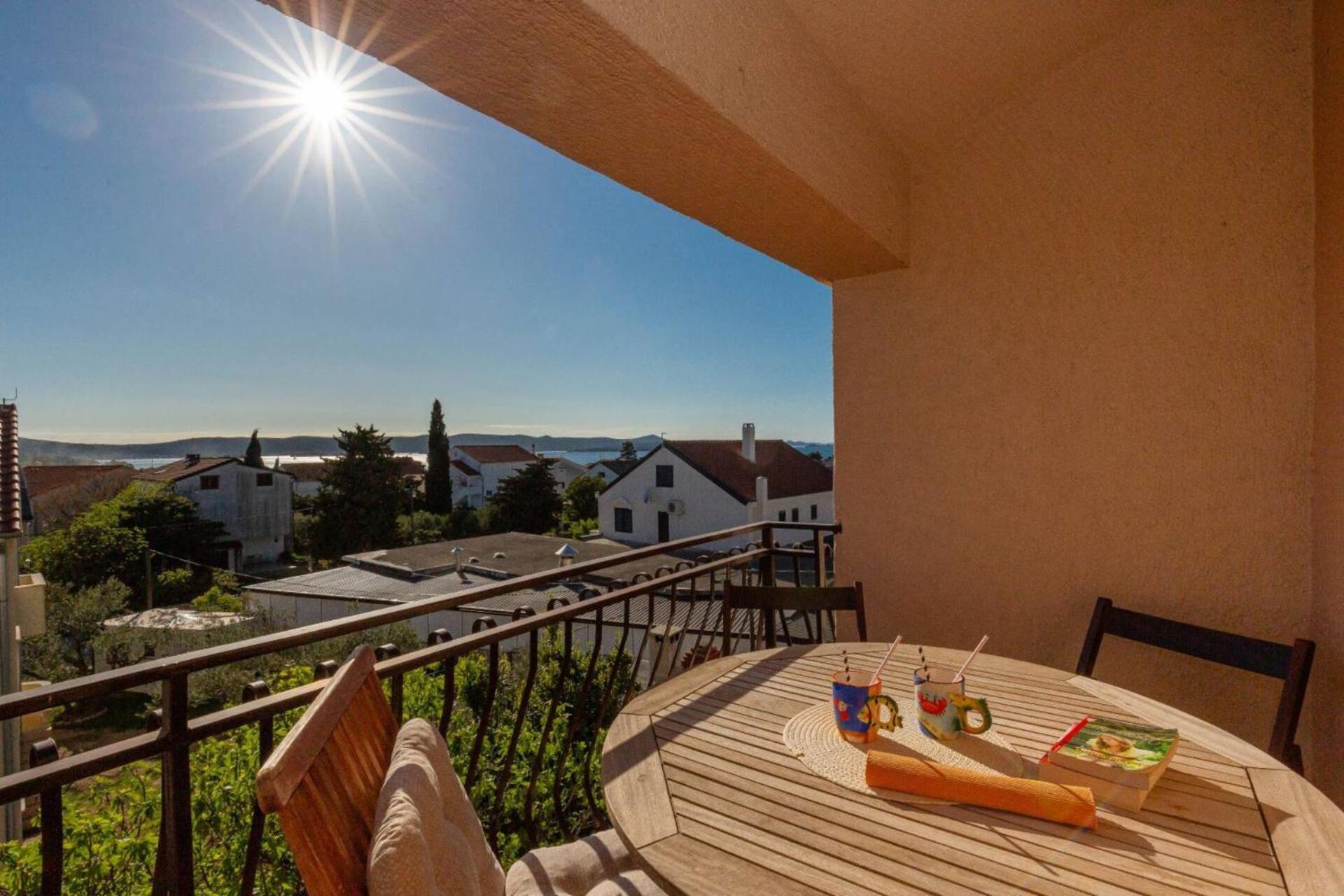 Three Bedroom Apartment In Biograd Weißenburg Exterior foto